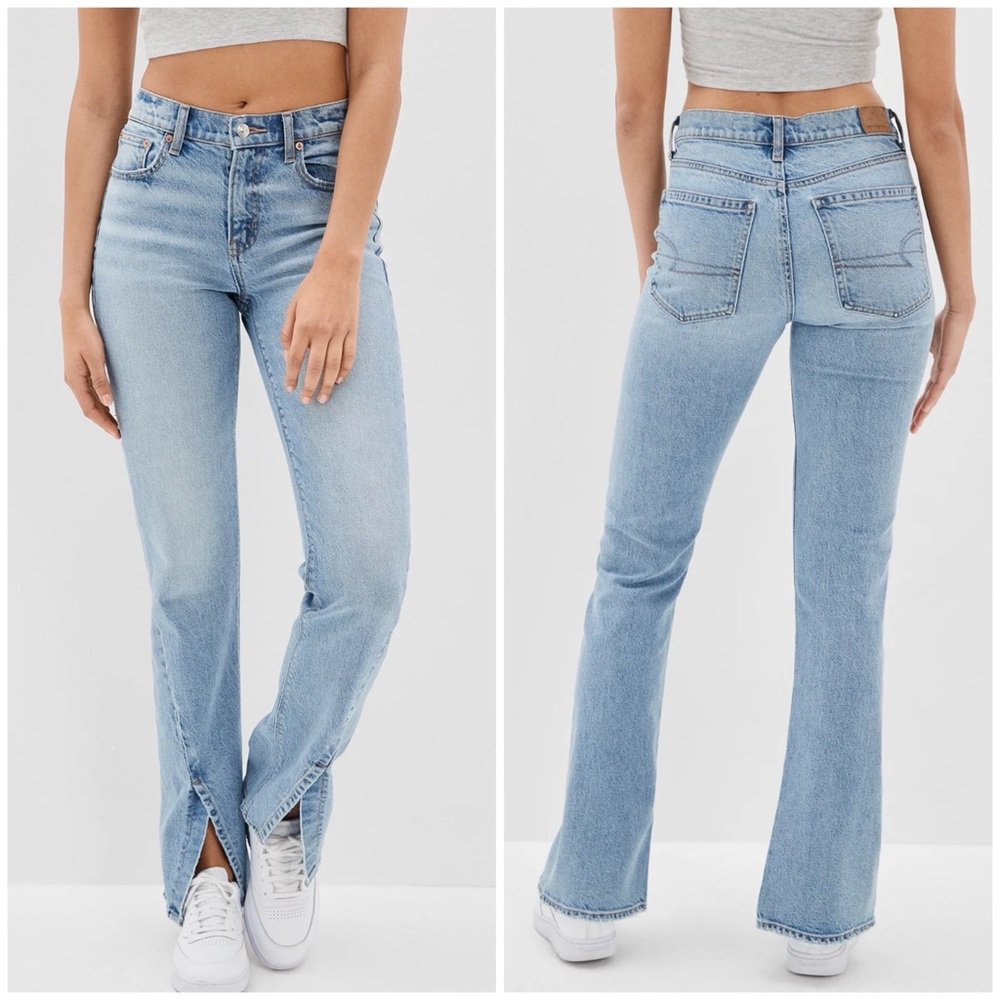 American Eagle Outfitters Light Blue Boot Cut Jeans